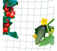 Relaxdays Filet tuteur pour Plantes grimpantes ou Potager, Filet Maille 10 cm, Balcon ou Jardin, 180 x 360 cm, Vert