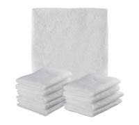 Relaxdays Filtre pour hotte aspirante, Lot de 10, Cuisine, L x P : env. 57x47 cm, découpable, Polyester Non tissé, Blanc