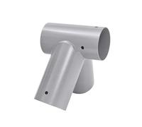 Relaxdays Fixation pour balançoire en A, Angle 100°, Acier caréné, Gris, 20x20x20 cm