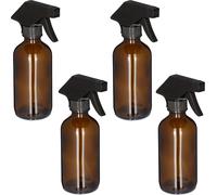 relaxdays Flacon pulvérisateur en verre 230ml Set de 4 pièces