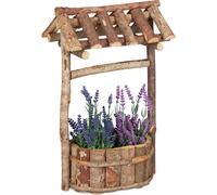 relaxdays Fontaine en bois Jardin