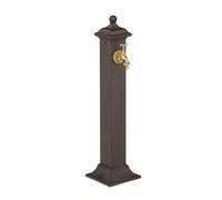 Relaxdays Fontaine extérieure de Jardin, Design Antique, Aussi pour la terrasse, HLP 71x17x21 cm, Marron foncé