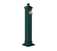 Relaxdays Fontaine extérieure de Jardin, Design Antique, pour Le Jardin ou la terrasse, HLP 71x17x21 cm, Vert foncé