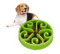 Relaxdays Gamelle anti-glouton, repas chiens, diamètre de 30 cm, digestion lente, compatible avec lave-vaisselle, vert