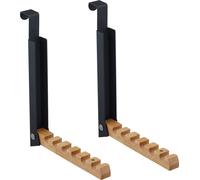relaxdays Garde-robe de porte pliable, set de 2 pièces