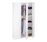 Relaxdays Garde-robe système modulable 11 cubes