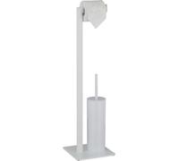 relaxdays Garniture de WC en blanc