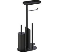 relaxdays Garniture de WC en fer Tablette