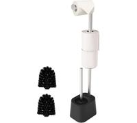 relaxdays Garniture WC acier inoxydable