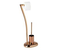 relaxdays Garniture WC cuivre métal