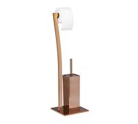 relaxdays Garniture WC WIMEDO cuivre métal