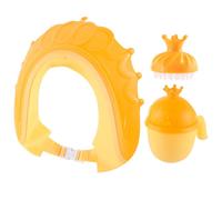 Relaxdays Gobelet lavage cheveux, bonnet & brosse