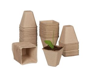 Relaxdays Godet semis qui se décompose lot de 80