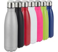 relaxdays Gourde en acier inoxydable