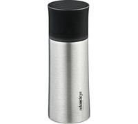 relaxdays Gourde en acier inoxydable 300 ml avec gobelet