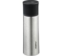 relaxdays Gourde en acier inoxydable 400 ml avec gobelet