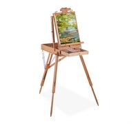 relaxdays Grand chevalet en valise