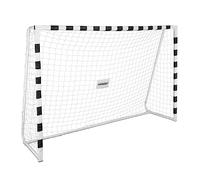 relaxdays But de football blanc en métal XXL