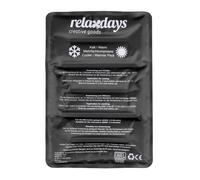 Relaxdays Grande poche de gel noire