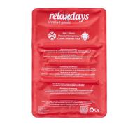 Relaxdays Grande poche de gel rouge