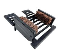 Relaxdays grattoir à Chaussures en Fonte avec brosses, Noir