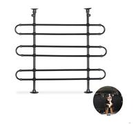 Relaxdays Grillage pour chiens Voiture de Protection chien grille de Séparation universel réglable en hauteur largeur