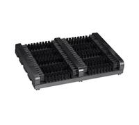Relaxdays Grille gratte-pieds avec brosses