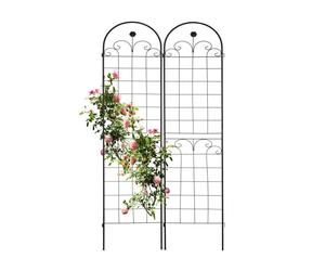 Relaxdays Grille tuteur plante 180 cm en lot de 2