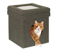 Relaxdays Grotte pliable pour chat