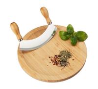 Relaxdays Hachoir berceuse avec planche