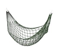 Relaxdays Hamac Filet, de Jardin pour Une Personne, Camping, léger pour intérieur et extérieur,Vert