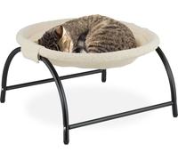relaxdays Hamac pour chats debout avec peluche