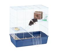 Relaxdays Hamsterkäfig Organiseur de Bagage, 70 cm, Bleu (Blau)