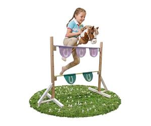 Relaxdays Hobby Horsing Obstacle, barrière de Saut réglable, coloré