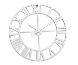 Relaxdays Horloge murale à chiffres romains