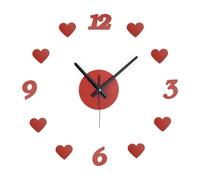 Relaxdays Horloge murale au design romantique
