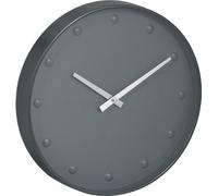 relaxdays Horloge murale grise