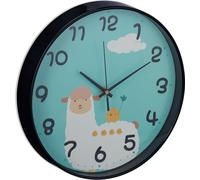 relaxdays Horloge murale Lama pour enfants
