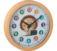 relaxdays Horloge murale pour enfants "Lion