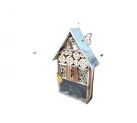 Relaxdays Hôtel à Insectes, Bois, Finition flammée