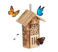 relaxdays Hôtel pour insectes Abeilles & papillons