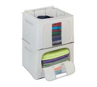 Relaxdays Housse de rangement en set de 2