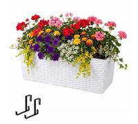 Relaxdays Insert pour balcon & indicateur niveau