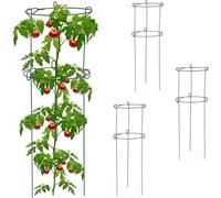 relaxdays Jeu de 4 supports pour plantes grimpantes