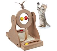 relaxdays Jouet à gratter pour chats avec tapis en sisal