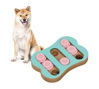 Relaxdays Jouet d’Intelligence pour Votre Chien, en Forme de friandise, Nourriture à Cacher, Turquoise et Rose