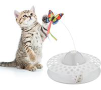 relaxdays Jouet pour chats avec papillon & balle