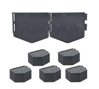 Relaxdays Kit bordures pelouse plastique