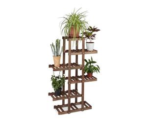 Relaxdays kit de 2 étagères à plantes