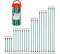 relaxdays Kit de 24 élastiques de serrage 5 tailles